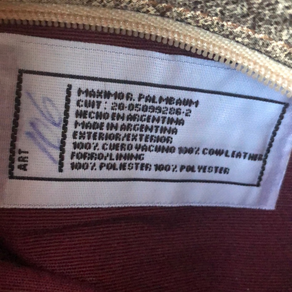 Argentina bag gold tones - Picture 3 of 3
